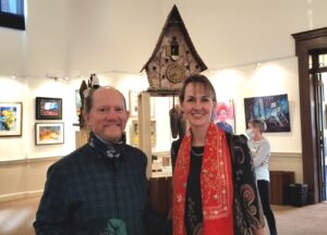 Jodie and Mark at Blue Ridge Art Show