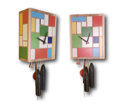 Mondrian Cuckoo Clock